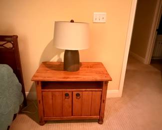 Nightstand & Lamp