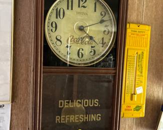 VINTAGE COCA-COLA PENDULUM WALL CLOCK