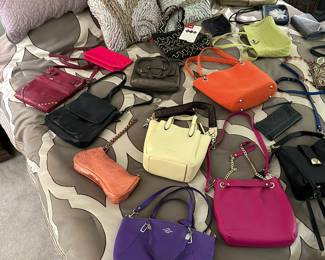 Coach, Kate Spade, Calvin Klein bags