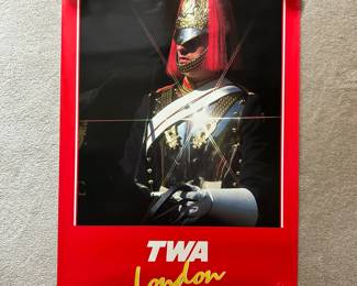 Original TWA Poster London