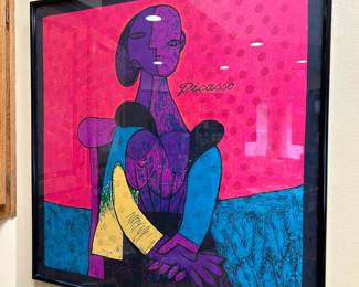 Framed art (Picasso Scarf)