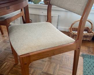 MCM side dining chair with upholstered seats - 5 available