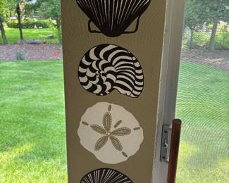 acrylic screen print on canvas