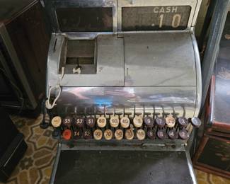 Original 1940 cash register from The Roast Grill in downtown Raleigh