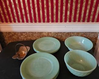 Fire King Jadeite dishes