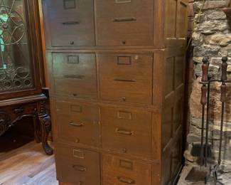 Solid Wood Stacking Filing Cabinets
33x25.5x59
$150