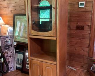 Oak Media Cabinet
$60