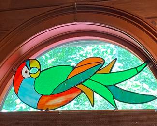 Parrot Stained Glass Piece
$45