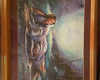 Wolf and Girl Print 23” x 18”
$15