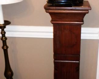 Bronze Pr Whippet Dogs on Wood Stand, Gretian Metal Figure, Antique English Walnut Stand 1 of a Pair