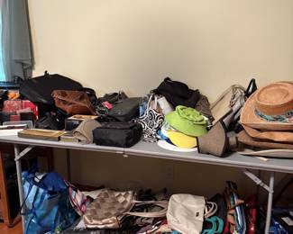 Handbags, hats, totes