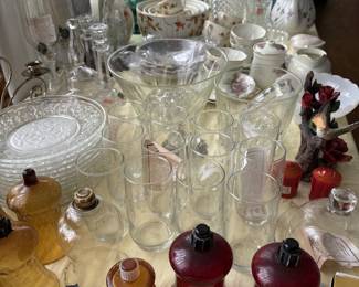Glassware, Jewel Tea, etc.