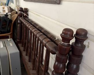 Antique bed frame