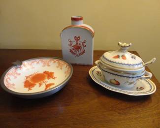 Copeland Spode Fine Stone Red Newburyport Tea Caddy