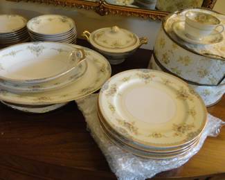 This China was produced for export from Japan.