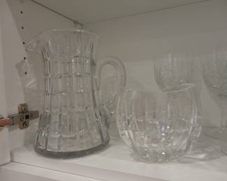 Waterford Crystal Oval Pillow Vase with the Marquis Crosbie Pattern