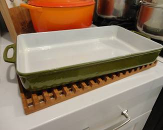 Enamel Cast Iron Baking Dish
