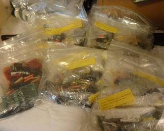 All parts to G I Joe (bagged and labeled by client years ago)