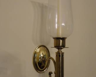 Pair of these Brass Wall Candles