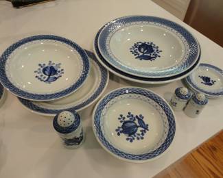 Danish Royal Copenhagen/Aluminia Tranquebar Dishes