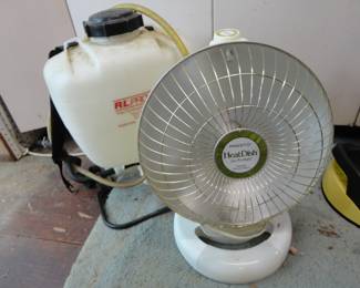 Back Pack Sprayer/ Heat Dish