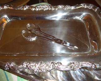 Wasa Solingen German Scissors/ Lots and lots of trays and serving pieces like this