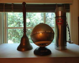 Radio Globe (1960's) Made in Japan /Brass School Bell