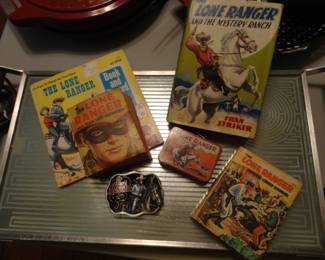 Lone Ranger items all over this house