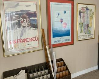 Framed posters