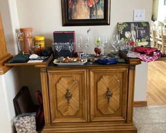 Stanley Bar Cart with bar items