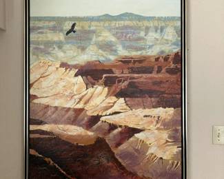Giclee on canvas of the Grand Canyon