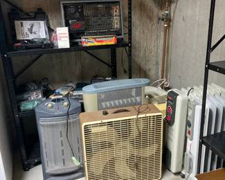 Fans and heaters,