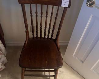 Pressed back chair