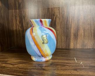 Murano Art Glass Vase