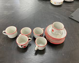 Hellas Porcelain Cups & Saucers