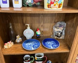 Cherished Teddies Figurines - 1973 Bing & Grondahl Country Christmas Plates - 1998 Taco Bell Talking Chihuahua Toy