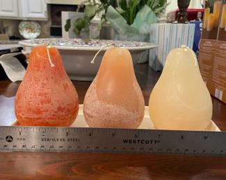 s/3 Pear Shaped Candles