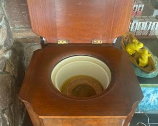 Antique chamber pot