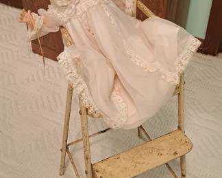 Vintage Anesco Doll High Chair