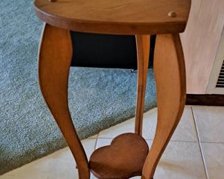 Wooden Heart Table