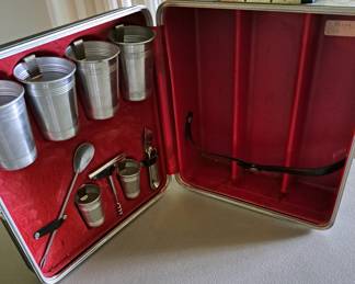 Vintage Portable Bar Set