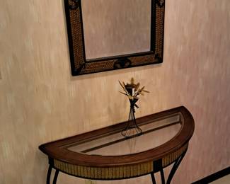 Foyer Table & Mirror