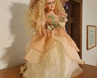 Lighted Porcelain Doll