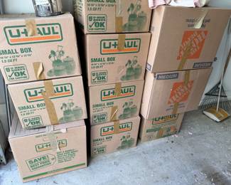 There are at least twice as many boxes like this waiting to be unpacked!