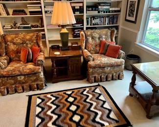 Rugs, tables, chairs, lamps, and books!!