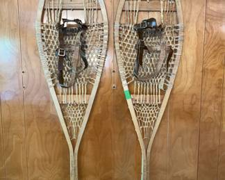 A large set and a small set of snowshoes!