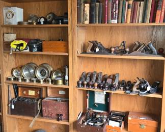 Antique tools & nautical & railroad