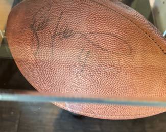 Official NFL Wilson Football Brett Favre Signed in case