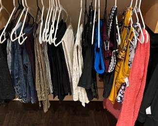 Women's clothing from:  Ann Taylor, Anthropologie, Banana Republic, Cynthia Rowley, Green Bay Packers Tees, Halogen, Karen Kane
Liverpool, Lucky Brand, Lulu’s, Milwaukee Brewers Tees, Maeve, Nike, Paige, Ralph Lauren