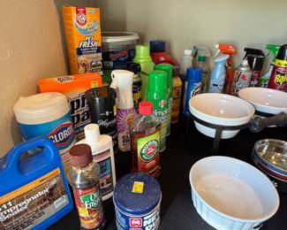 Cleaning supplies